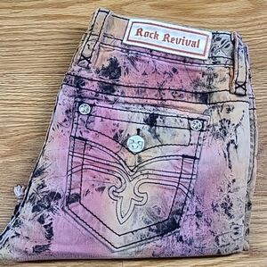 🎸HTF!!🤘ROCK REVIVAL ALIVIA COLLECTORS EDITION SHORTS Size 28